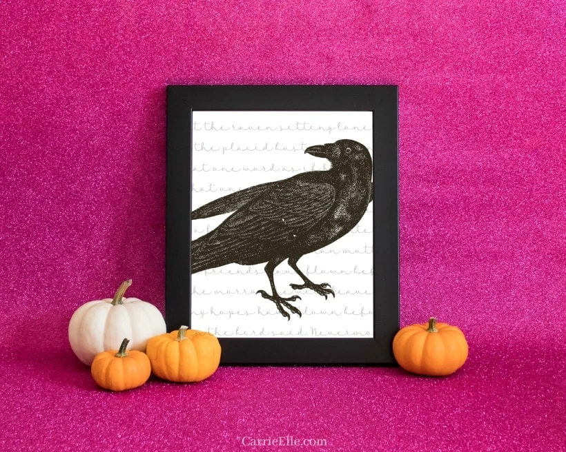 Raven Printable Halloween