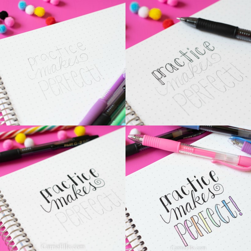 Easy Hand Lettering for Planners - Carrie Elle