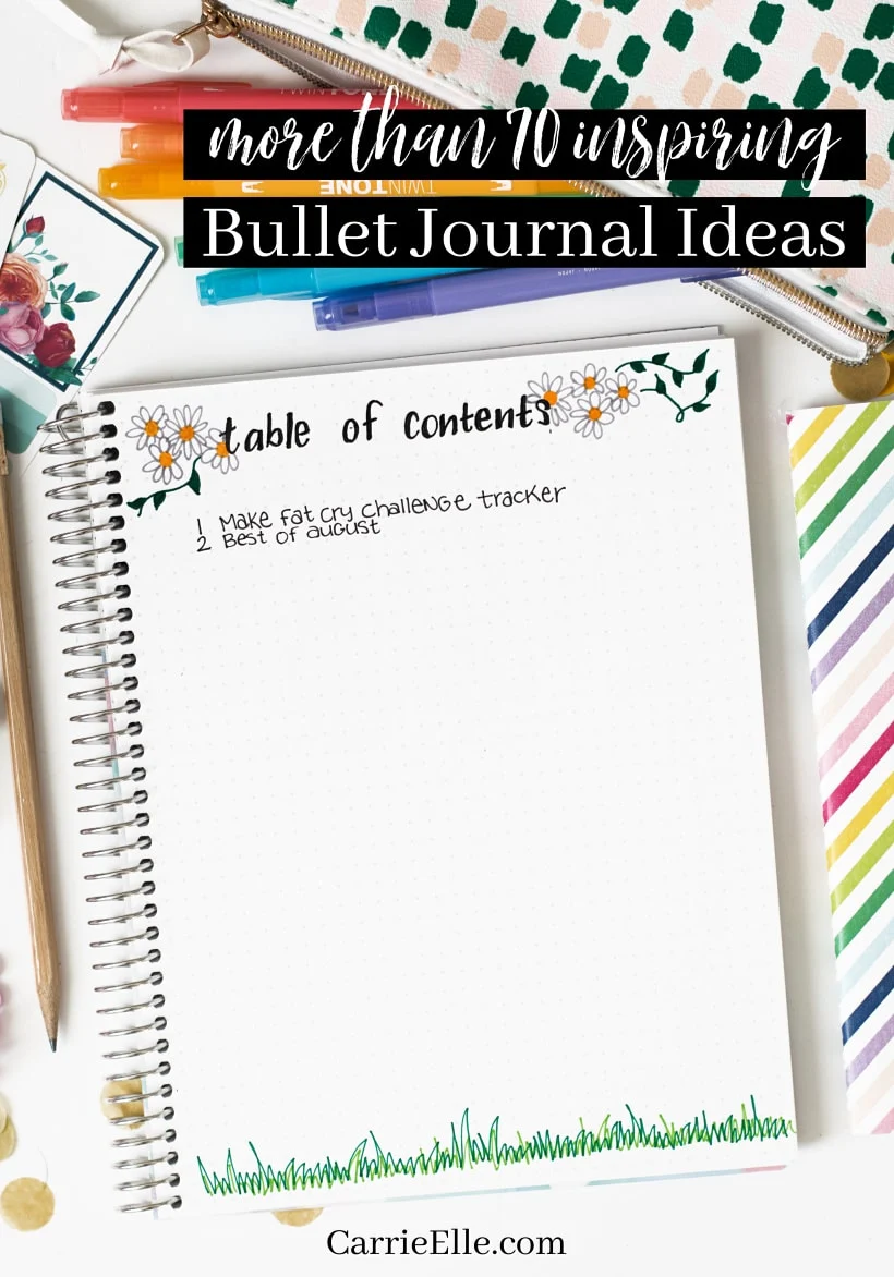 Bullet Journal Ideas