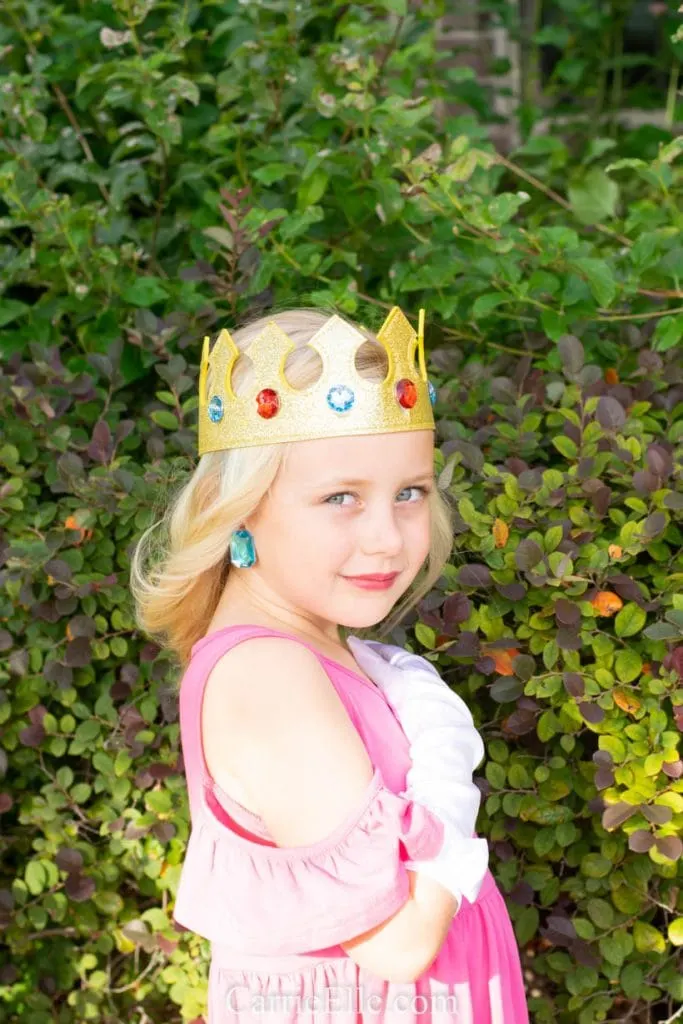 Diy Princess Peach Costume For Kids - Carrie Elle
