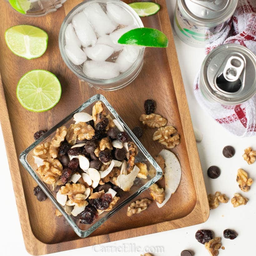 21 Day Fix Trail Mix and Sparkling Water