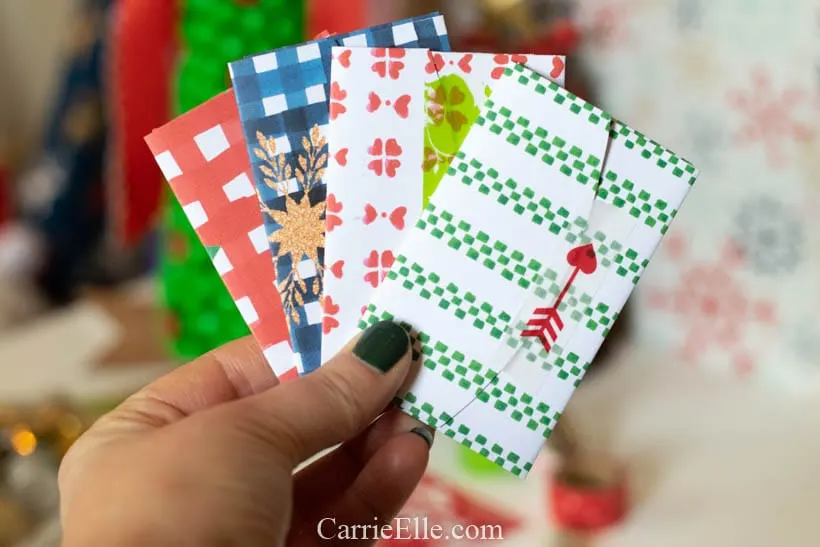 Printable Christmas Gift Card Envelopes