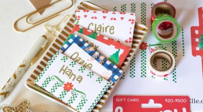 Printable Christmas Gift Card Envelopes