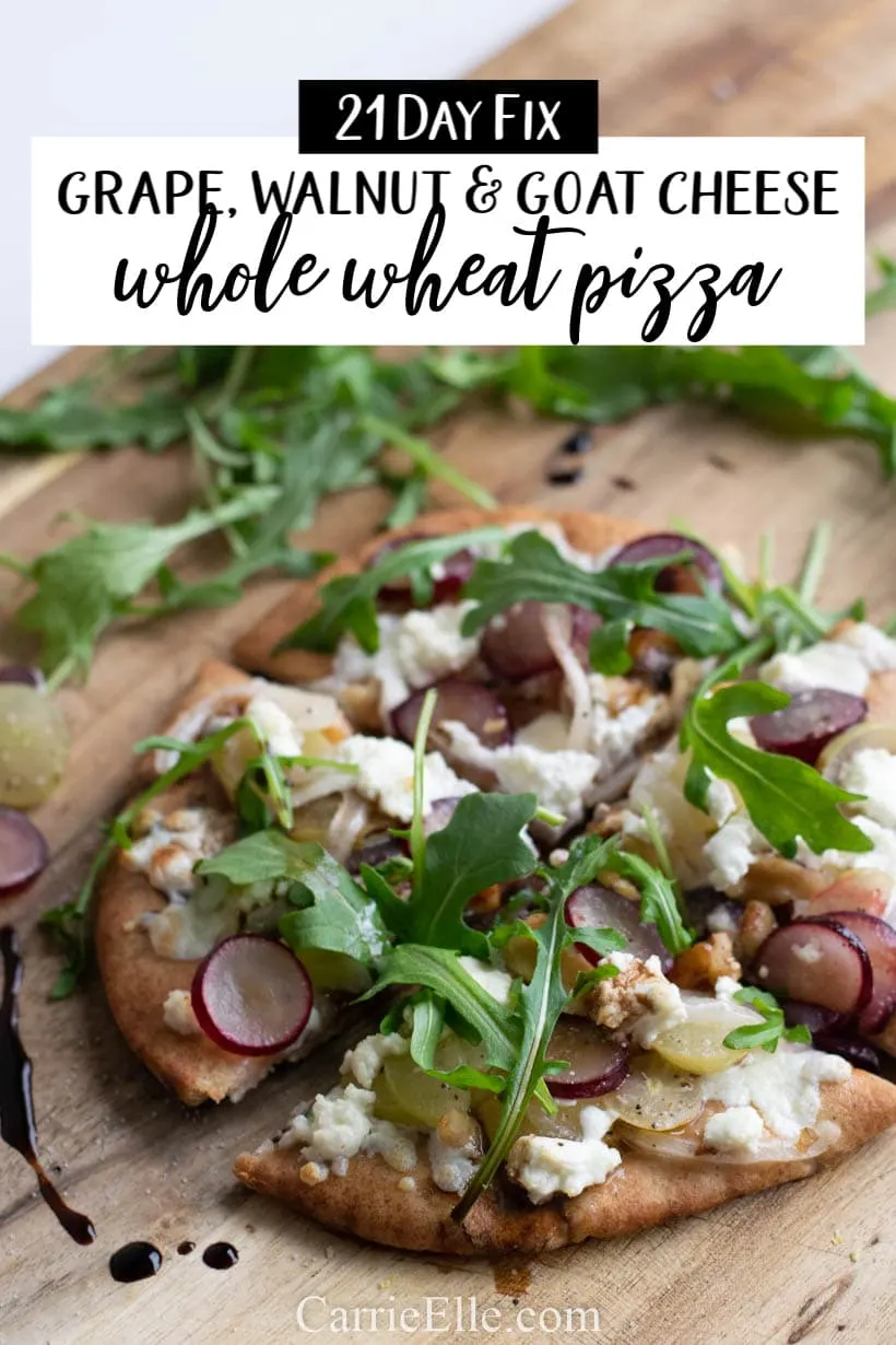 21 Day Fix Goat Cheese Pizza