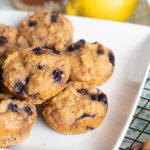 Healthy Lemon Blueberry Muffins