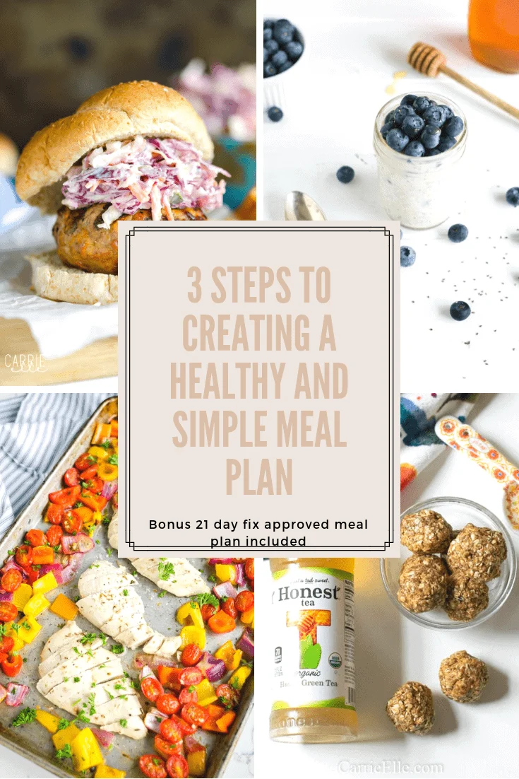 Printable 21 Day Fix Weekly Meal Planner - Carrie Elle