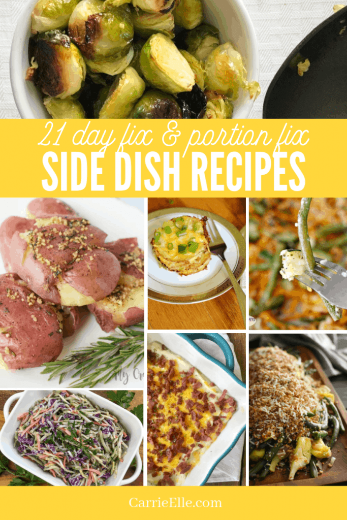 21 Day Fix Portion Fix Side Dishes