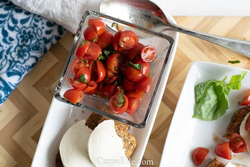 Healthy Bruschetta Toast 21 Day Fix