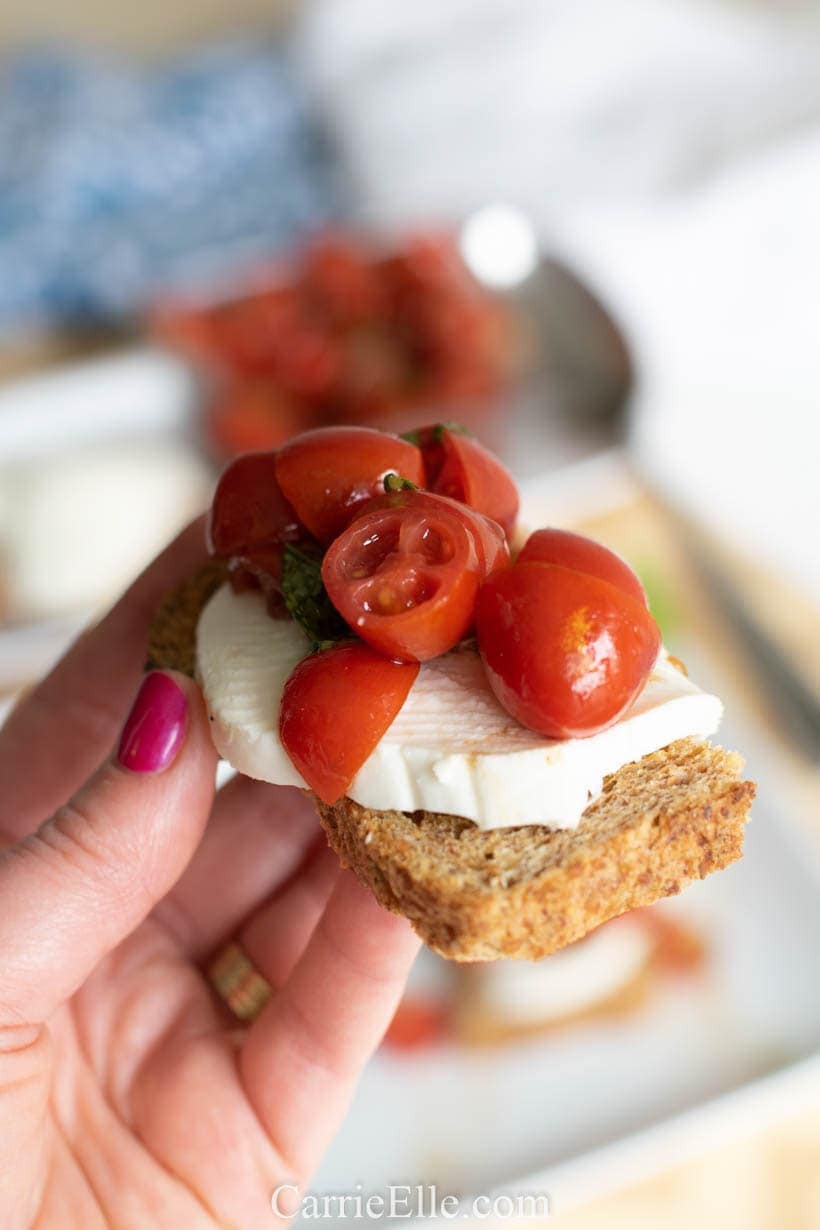 Healthy Bruschetta Toast 21 Day Fix