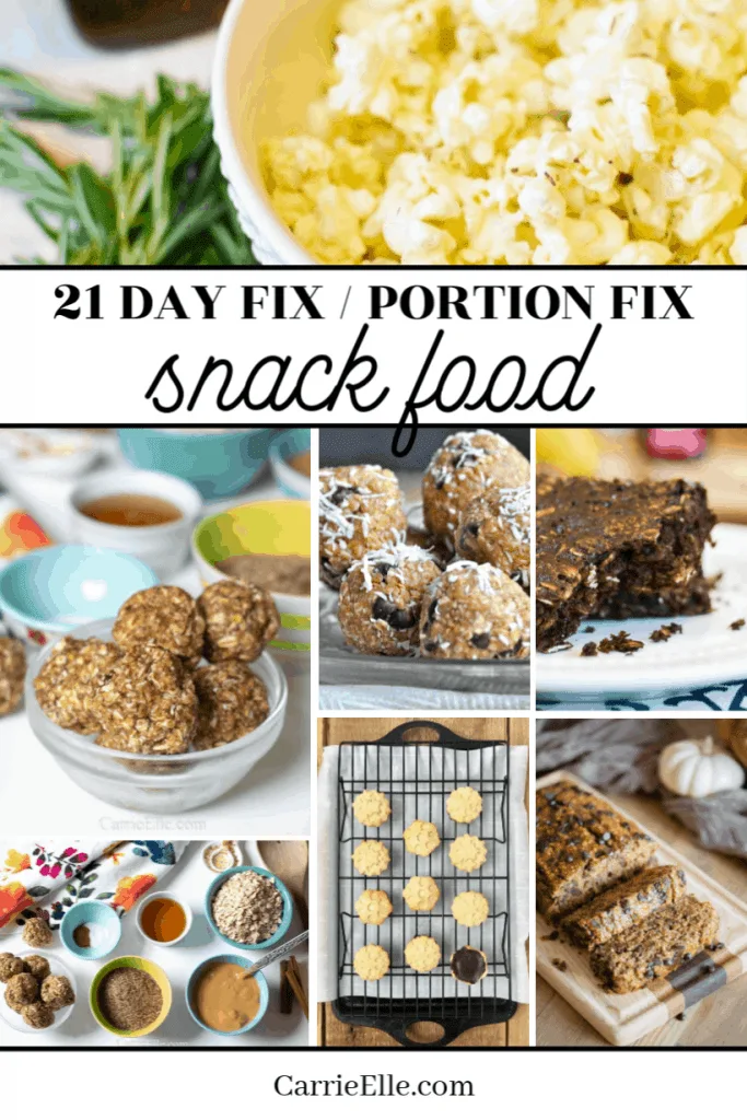 21 Day Fix Portion Fix Snacks
