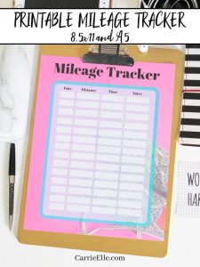 Track Your Runs with this Printable Mileage Tracker! - Carrie Elle