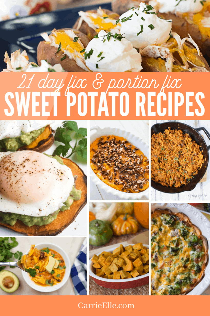 21 Day Fix Portion Fix Sweet Potato Recipes