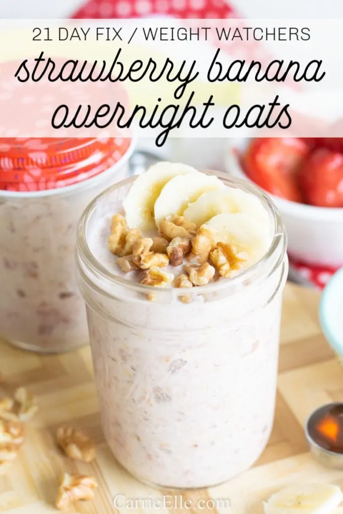 21 Day Fix Weight Watchers Overnight Oats