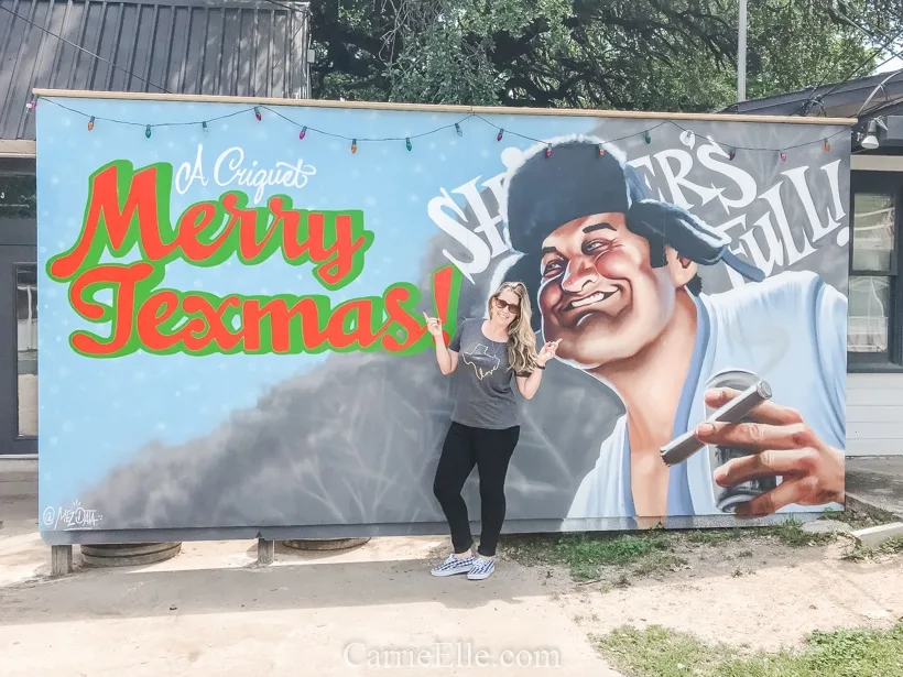 Merry Texmas Mural Austin