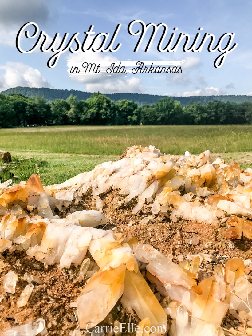 Crystal Mining in Mt. Ida Arkansas