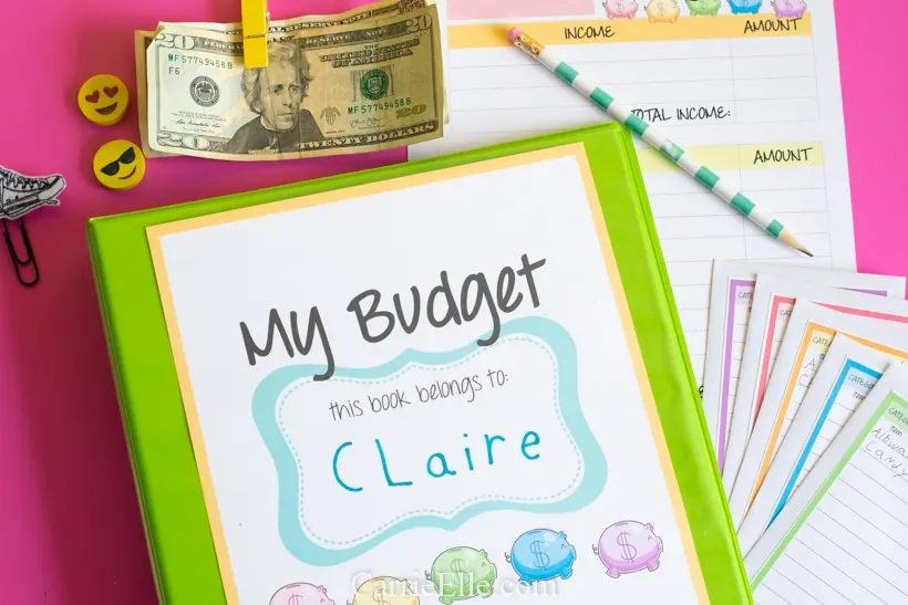Free Monthly Budget Printable Worksheet for Kids