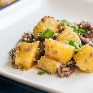 21 Day Fix Easy Beef Pineapple Stir Fry