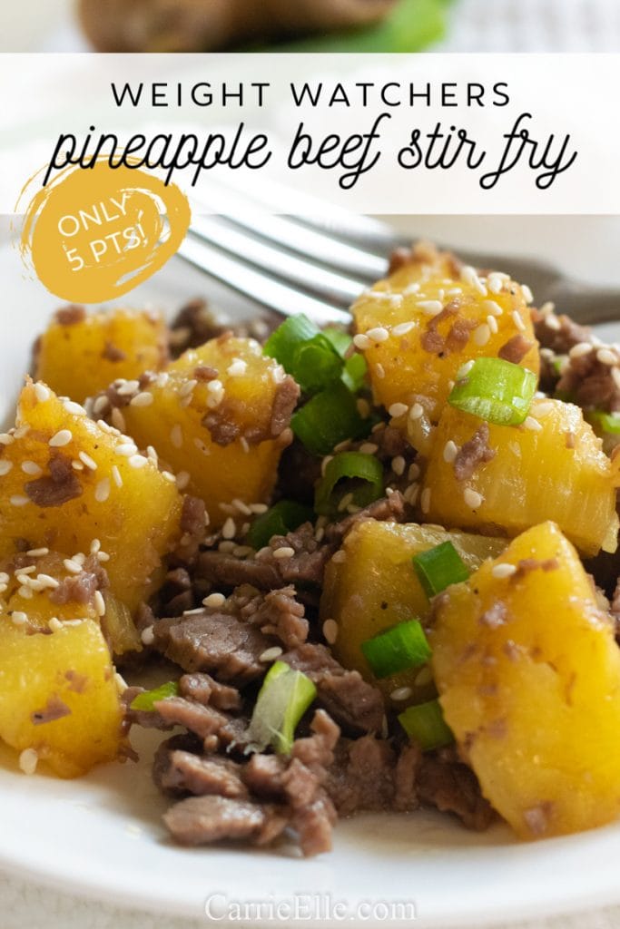 Weight Watchers Easy Pineapple Beef Stir Fry