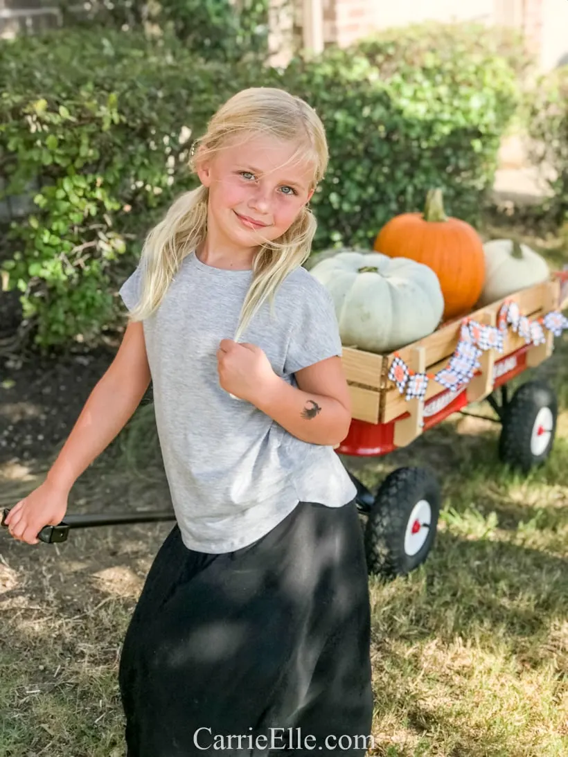 Printable Trick or Treat Banner for Radio Flyer CarrieElle.com