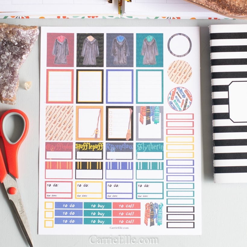 Harry Potter Planner Stickers