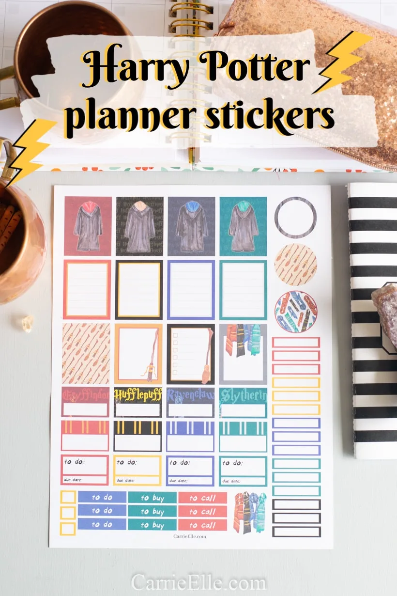 Harry Potter Planner Stickers