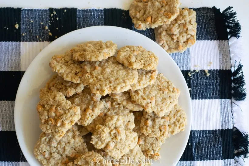 Butterscotch Oatmeal Cookies