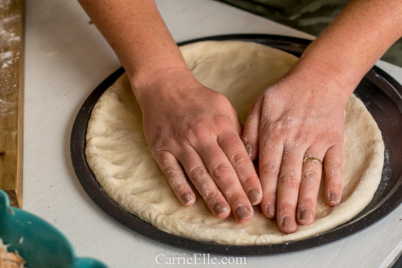 BBQ Pulled Pork Pizza CarrieElle.com