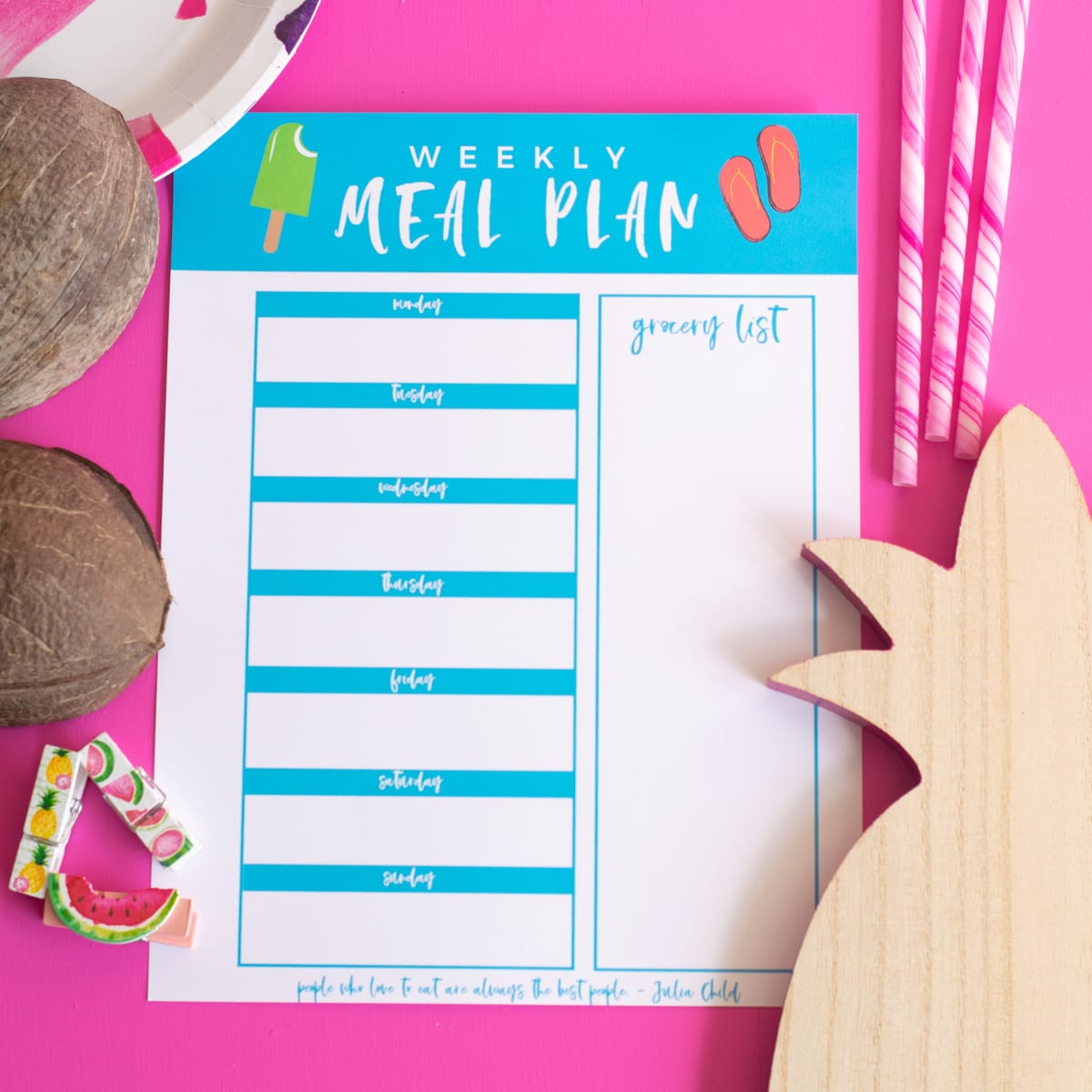 Printable Seasonal Meal Planners - Carrie Elle