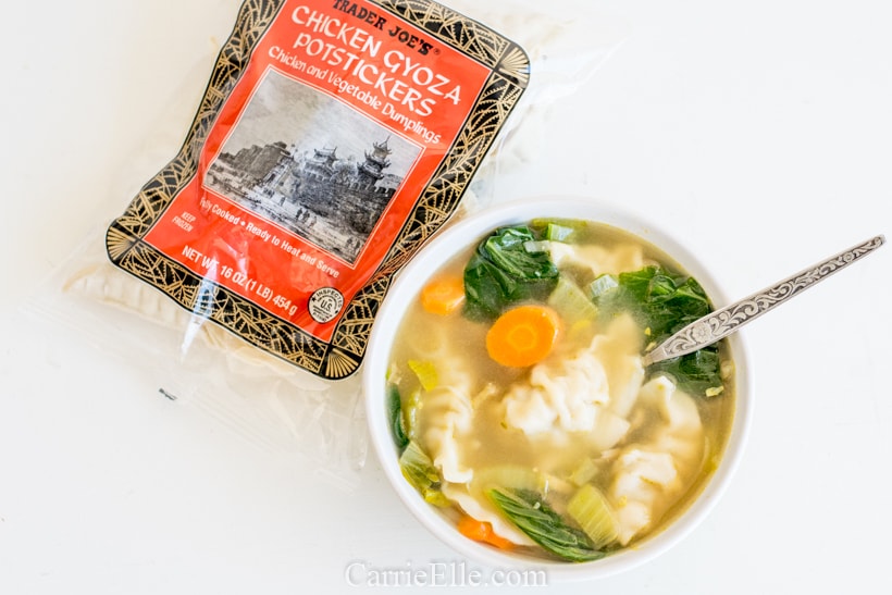 Trader Joe's Instant Pot Potsticker Soup CarrieElle.com