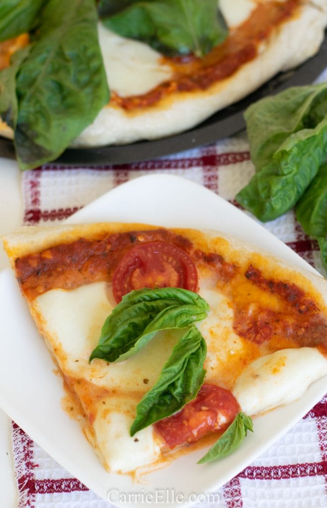 Homemade Trader Joe's Margherita Pizza Carrie Elle