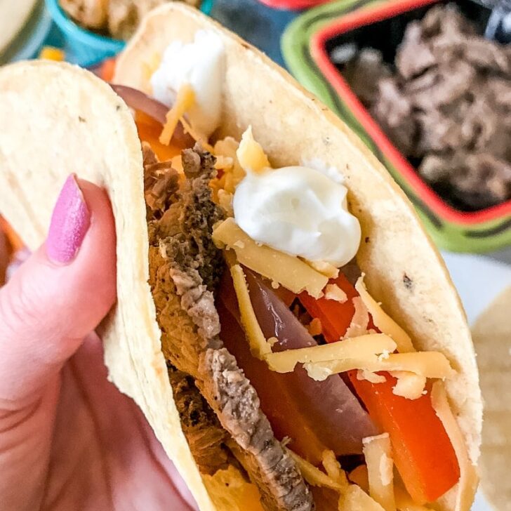 Instant Pot Tritip Fajitas Carrie Elle