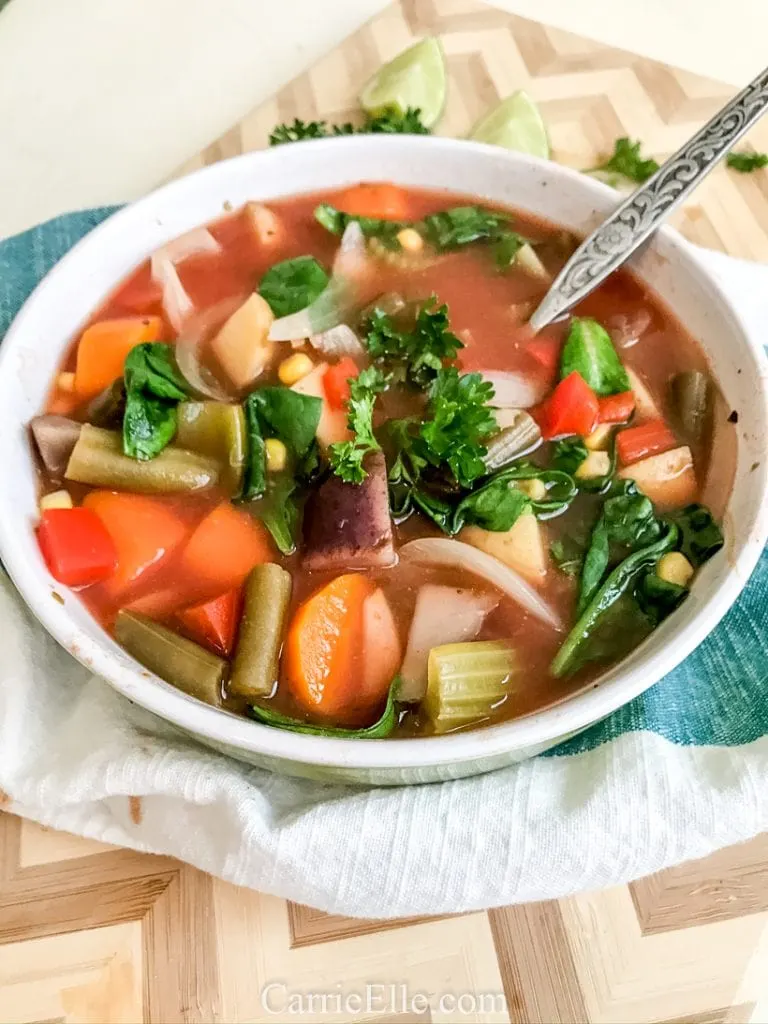 Crock Pot Vegan Vegetable Soup