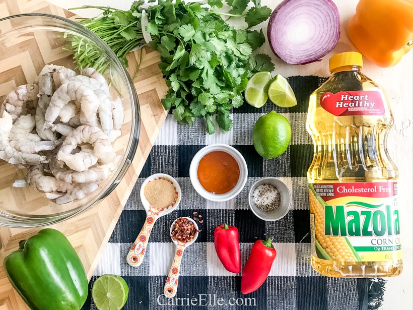 WW Grilled Marinated Shrimp Skewers CarrieElle.com