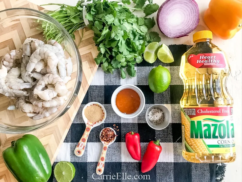 WW Grilled Marinated Shrimp Skewers CarrieElle.com