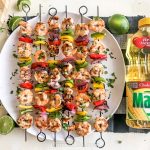 Grilled Shrimp Skewers with Spicy Honey Garlic Marinade CarrieElle