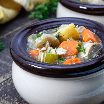 Crock Pot Chicken & Vegetable Soup | 21 Day Fix | Weight Watchers