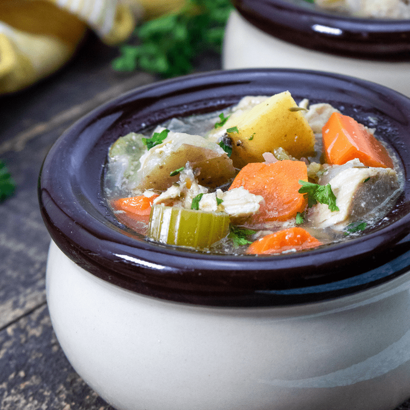 Crock Pot Chicken & Vegetable Soup | 21 Day Fix | Weight Watchers