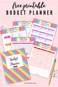 Free Printable Budget Planner - Carrie Elle