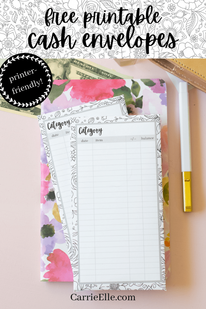 Printable cash envelopes are a game changer for finances and budgeting. I am telling you – if you want to take control of your money, this is the easiest place to start! I have some great black and white printable cash envelopes for you below. If you don't know where to start these printable cash envelopes are easy to make and printer friendly.