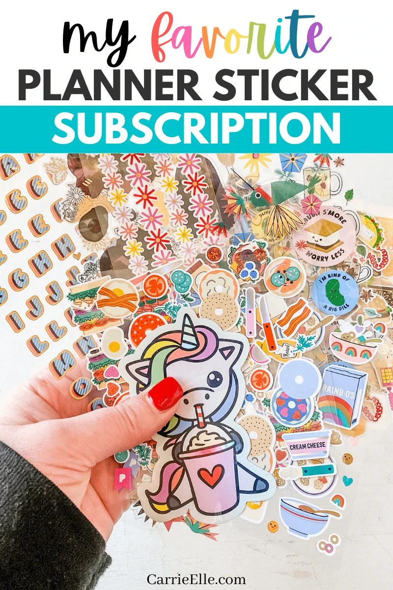 Today I'm sharing something super fun with you! We're talking about the best sticker subscription and I'm giving you my Pipsticks review so you can see how awesome it is to have a planner sticker subscription.
