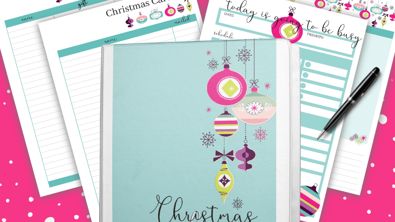 Free Printable Christmas Planner - Carrie Elle