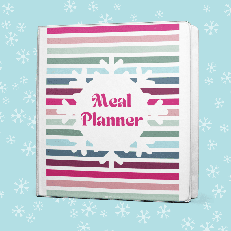 Free Printable Winter Meal Planner Binder