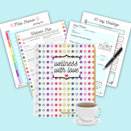 Free Printable Wellness Planner Inserts for Classic Happy Planner ...