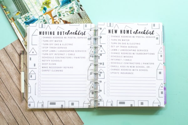 Free Printable Moving Planner for Classic Happy Planner - Carrie Elle