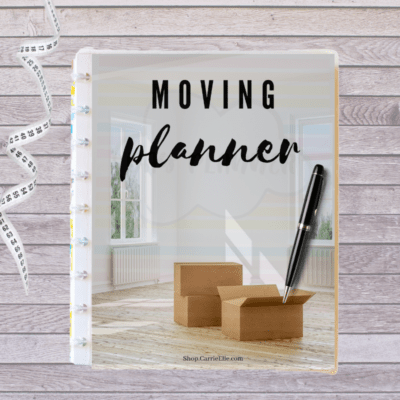 Free Printable Moving Planner for Classic Happy Planner - Carrie Elle