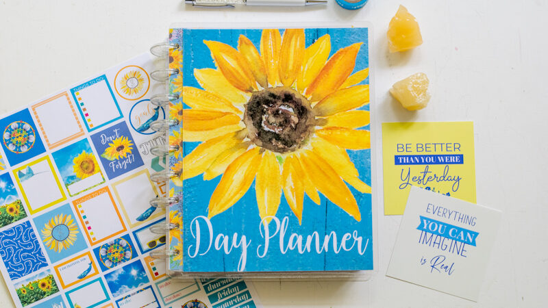 Free Printable Inserts for Happy Planner – Sunflower Day Planner