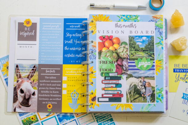 Free Printable Inserts for Happy Planner - Sunflower Day Planner ...