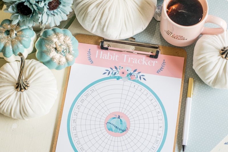 Fall Habit Tracker Printable