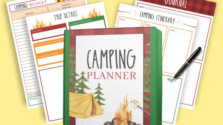 8.5×11 Printable Camping Planner