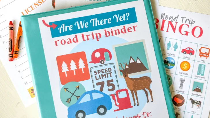 Free Printable Road Trip Activity Binder for Kids
